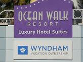 Ocean Walk Wyndham Sign